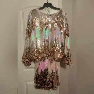 Boohoo 2Piece Skirt Set size 24